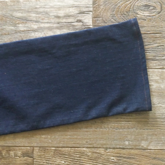 J Brand "Cigarette Leg" straight jeans style #814C032 pure darkwash 31x34.5L - Picture 6 of 13